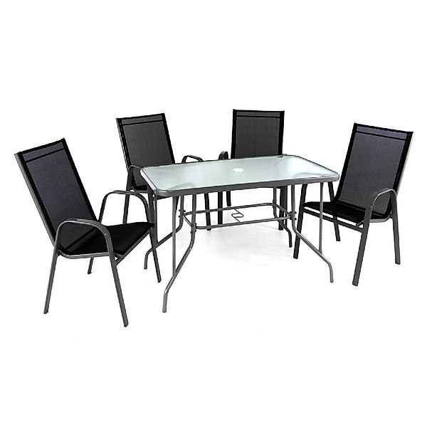 VCM Garten-Essgruppe 5-tlg. Set Gartenmöbel Sitzgruppe günstig online kaufen