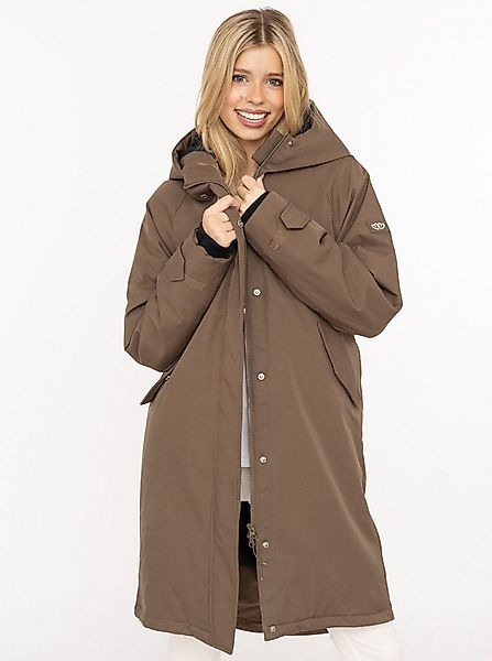 Zwillingsherz Kurzmantel "Keep Smiling" Kapuze, verdeckter Reißverschluss günstig online kaufen