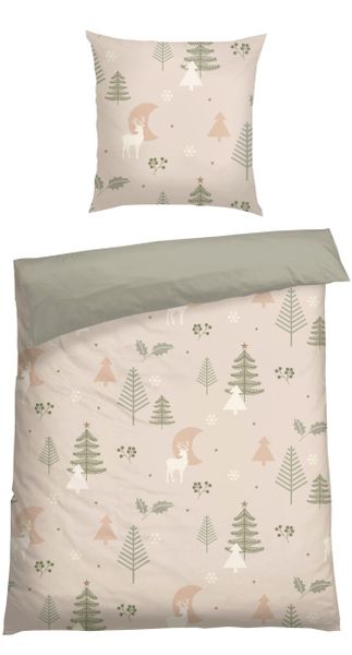 Schiesser Wendebettwäsche "Uma aus weicher Baumwolle im Nordic-Look" 2 Stk. günstig online kaufen