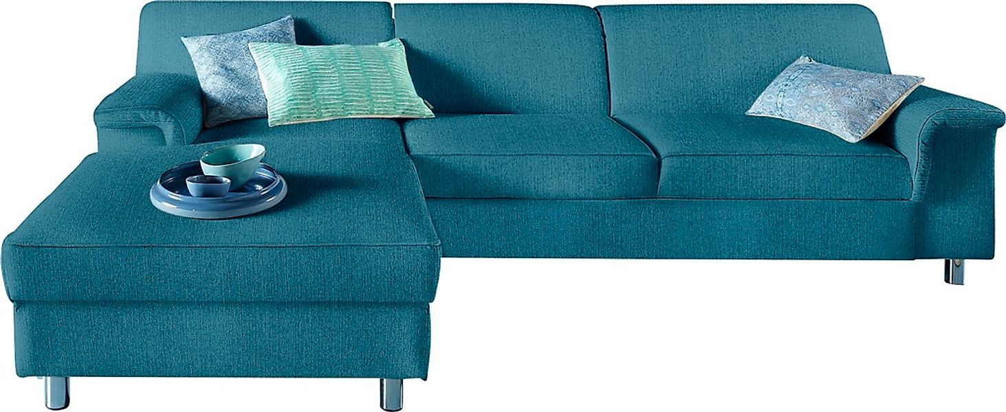 INOSIGN Ecksofa »Jamie, modern und elegant, Fußhöhe 9cm, L-Form,« wahlweise günstig online kaufen
