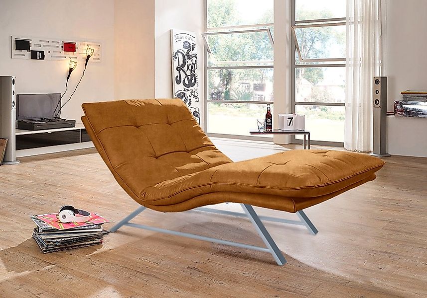 W.SCHILLIG Relaxliege "daily dreams", in Waffelkissen-Optik, wahlweise mit günstig online kaufen