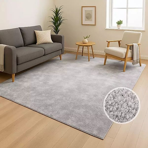 Carpet City Teppich "CALMA 200" rechteckig 14 mm Höhe Kurzflor, Waschbar, A günstig online kaufen