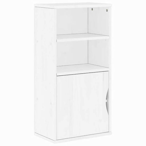 vidaXL Beistellschrank Beistellschrank ODDA Weiß 40x24x79 cm Massivholz Kie günstig online kaufen