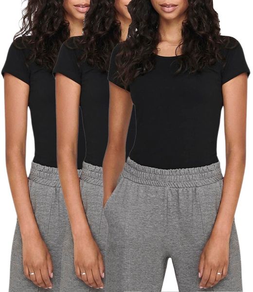 ONLY T-Shirt (Set) basic Rundhals Shirt günstig online kaufen
