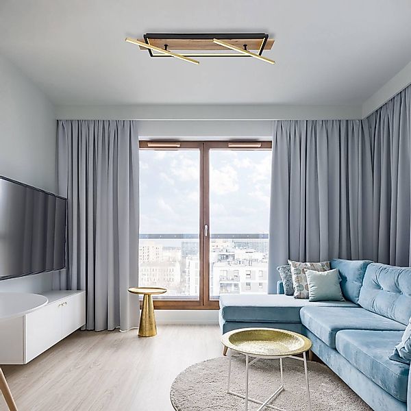 GLOBO LIGHTING LED Deckenleuchte »BEATRIX« LED-Modul Warmweiß Deckenlampe/W günstig online kaufen