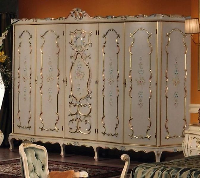 Casa Padrino Kleiderschrank Casa Padrino Luxus Barock Kleiderschrank Elfenb günstig online kaufen