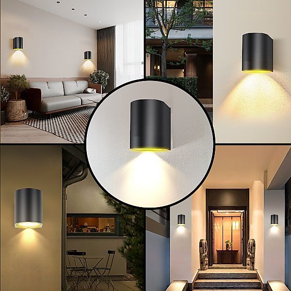 Simloveve LED Wandleuchte Außen-Wandleuchte,IP55 Wandlampe, 3W, günstig online kaufen