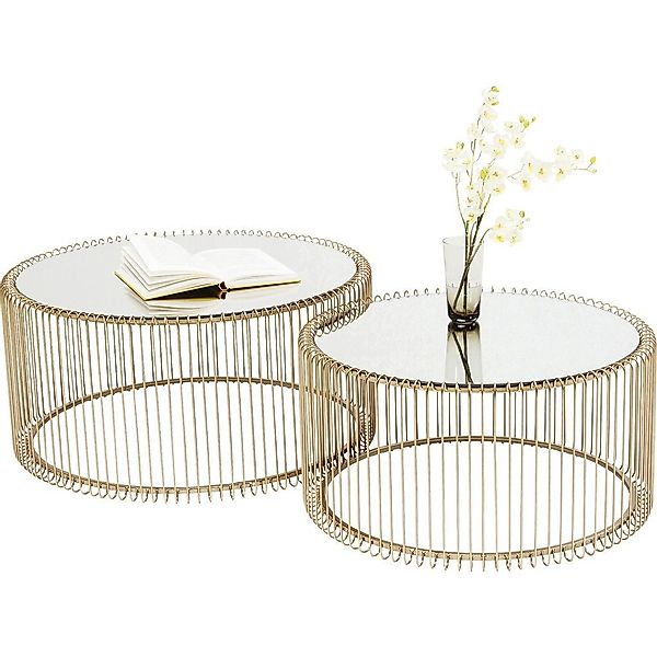 Kare Design Couchtisch Wire (2er Set), günstig online kaufen
