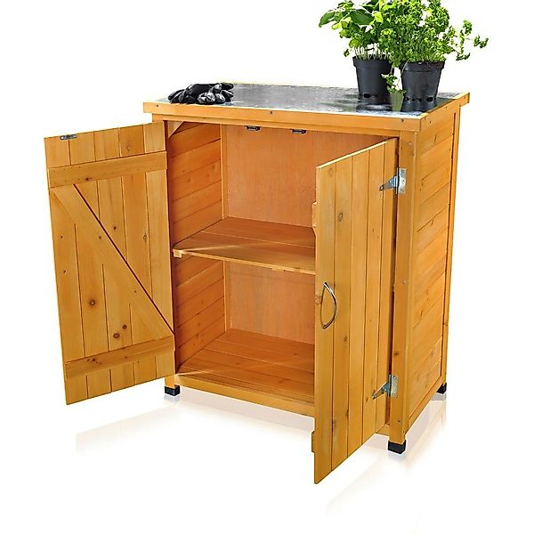 Mucola Garten-Geräteschrank Geräteschrank Gerätehaus Gartenschuppen Schrank günstig online kaufen