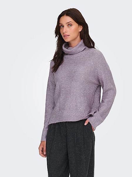 ONLY Rollkragenpullover "ONLARIZONA LS SEQUINS ROLLNECK PULL KNT" günstig online kaufen