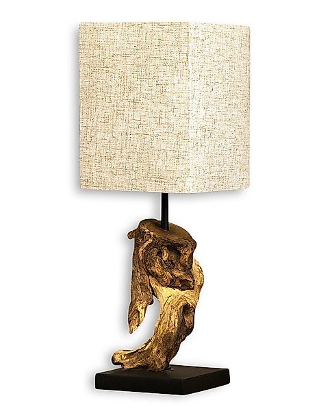 Levandeo® Nachttischlampe, Lampe Tischlampe aus Holz Holzlampe Tischleuchte günstig online kaufen