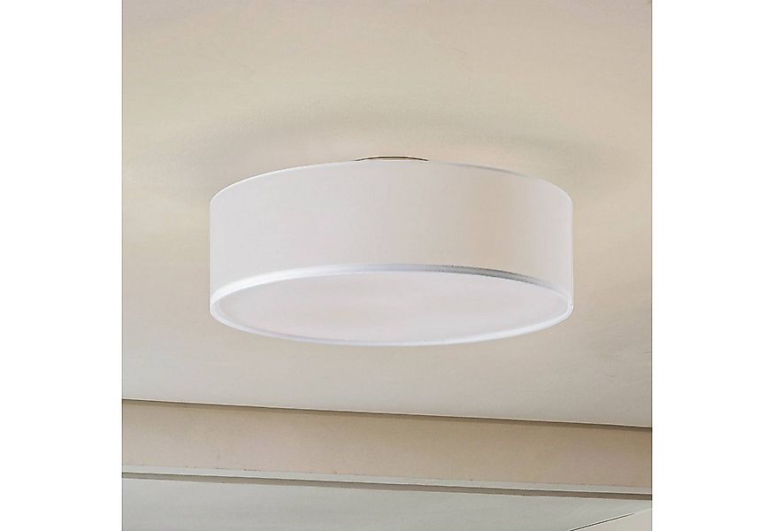 Lindby Deckenleuchten Sebatin, Weiß IP20, 3 x 15 W LED günstig online kaufen