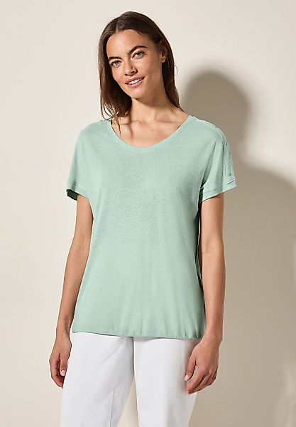 Cecil T-Shirt mit Elastiksaum günstig online kaufen
