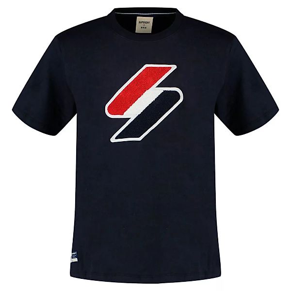 Superdry Code Logo Che Kurzarm T-shirt S Deep Navy günstig online kaufen