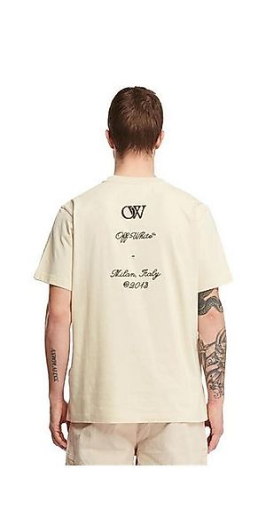 OFF-WHITE Print-Shirt Off-White 23 Skate Logo T-Shirt Beige Herren S günstig online kaufen