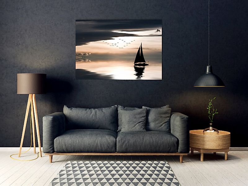 queence Acrylglasbild "Etellix", Meer-Meer-Spa-Spa Bilder-Schiffe-Meer Bild günstig online kaufen