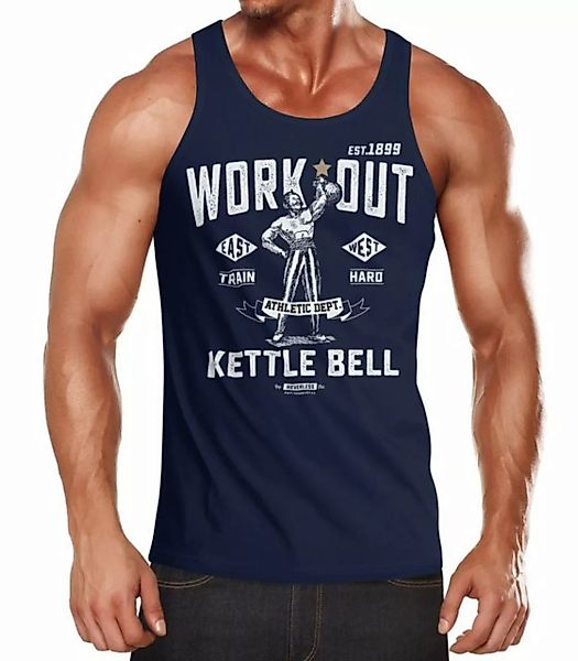 Neverless Tanktop Herren Tank-Top Kettle-Bell Muskelshirt Gym Muscle Shirt günstig online kaufen