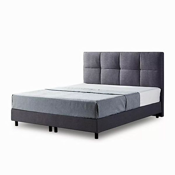 V6 Boxspringbett Modell 213 mit mit Taschenfederkernmatratze 30 cm Hoch günstig online kaufen