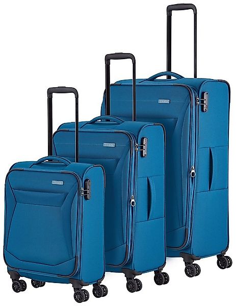 travelite Trolleyset CHIOS S/M/L, 4 Rollen, (Set, 3 tlg., Weichgepäck Troll günstig online kaufen