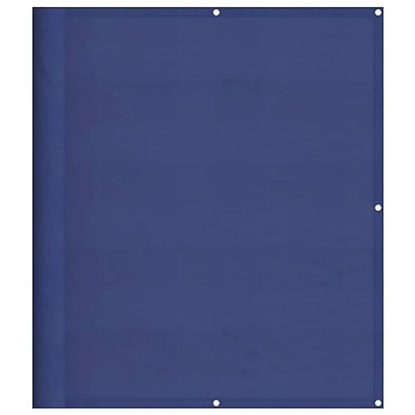vidaXL Balkon-Sichtschutz Blau 120x800 cm 100 % Polyester-Oxford 4000292 günstig online kaufen