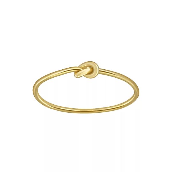 Feiner Ring Mit Knoten Aus 925er Sterling Silber - Gold günstig online kaufen
