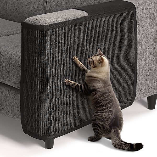Navaris Kratzpappe Katzen Kratzmatte Kratzschutz Sofa - Sisal Kratzteppich günstig online kaufen
