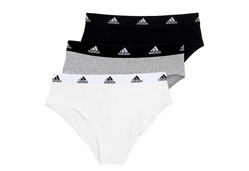 adidas Sportswear Slip Bikini Cotton Logo (3-St., 3er Set) mit elastischem günstig online kaufen