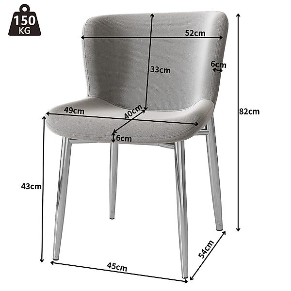 Celya Esszimmerstuhl Loungesessel aus Samt mit günstig online kaufen