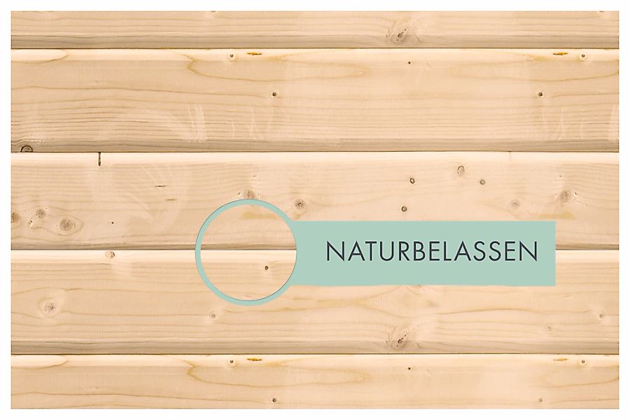 Karibu Gartenhaus-Fußboden "für Gartenhaus Østen 1,5", Fichte naturbelassen günstig online kaufen