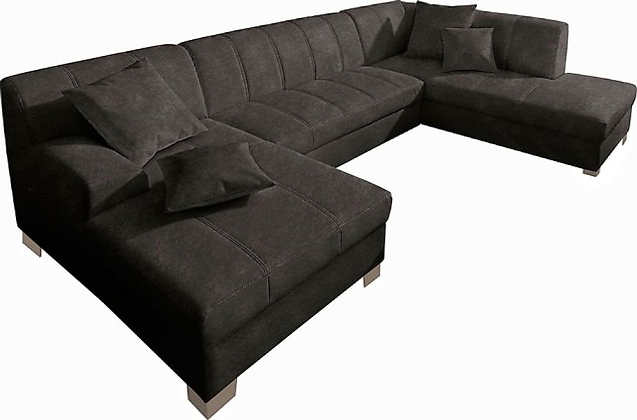 DOMO collection Wohnlandschaft »Turah moderne Steppung, incl. Zierkissen, a günstig online kaufen