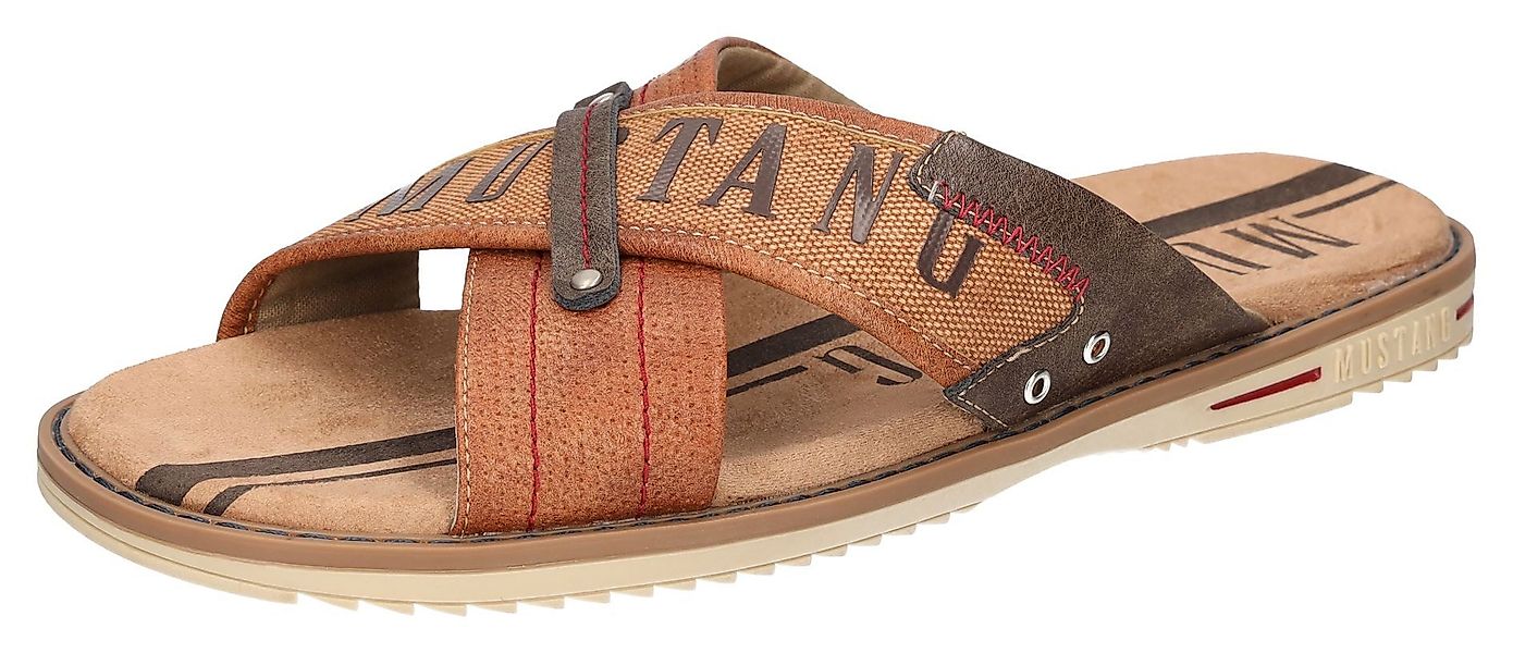 Mustang Shoes Pantolette, Sommerschuh, Schlappen, Poolslides, günstig online kaufen