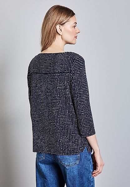 STREET ONE 3/4-Arm-Shirt EVI mit All-Over günstig online kaufen