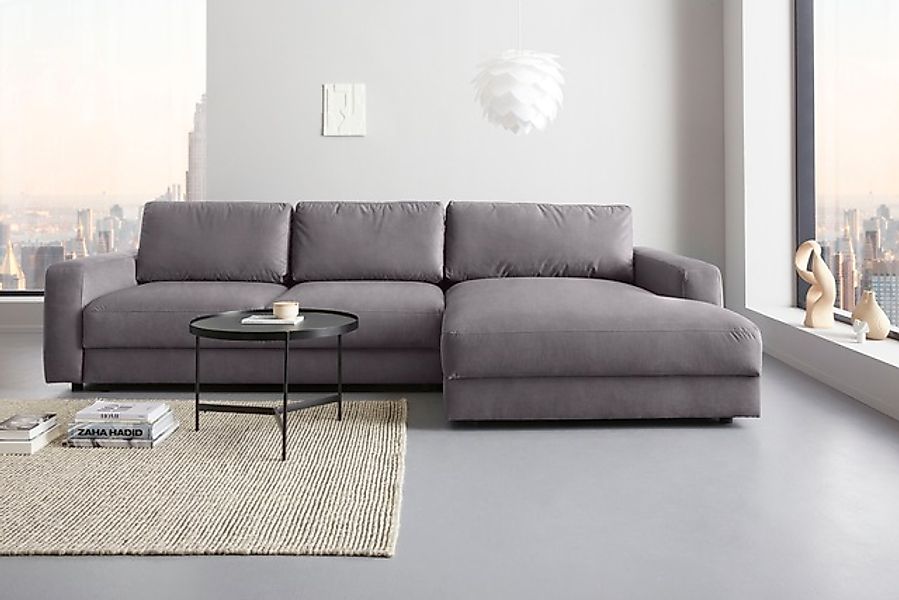 Home affaire Ecksofa »Bloomfield, elegant, viel Platz, Mega Couch, Breite 3 günstig online kaufen