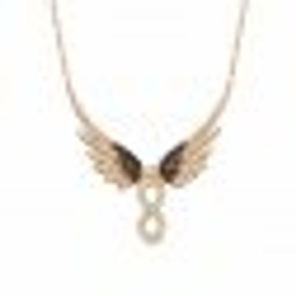 Anhänger mit Kette 925 Sterling Silber rot vergoldet Unendlich & Engel Silb günstig online kaufen