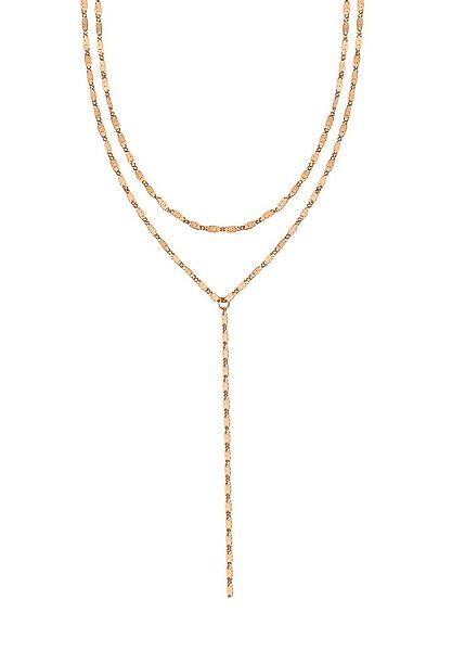 Hey Happiness Y-Kette mit Plättchen, Wasserfeste Edelstahl Lasso Halskette, günstig online kaufen