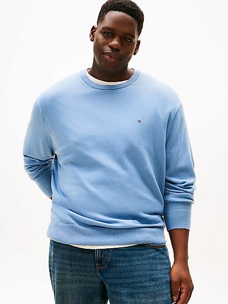 Tommy Hilfiger Big & Tall Rundhalspullover "BT-PIMA ORG CTN CASHMERE CN-B" günstig online kaufen
