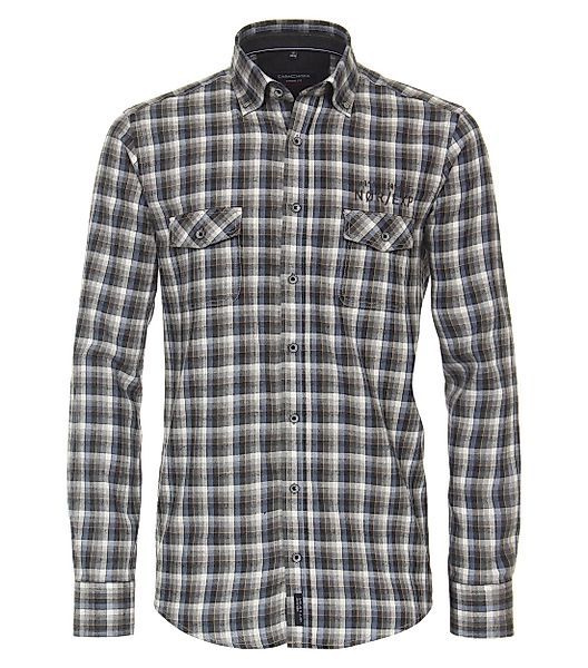 CASAMODA Flanellhemd CASAMODA Flanellhemd kariert günstig online kaufen