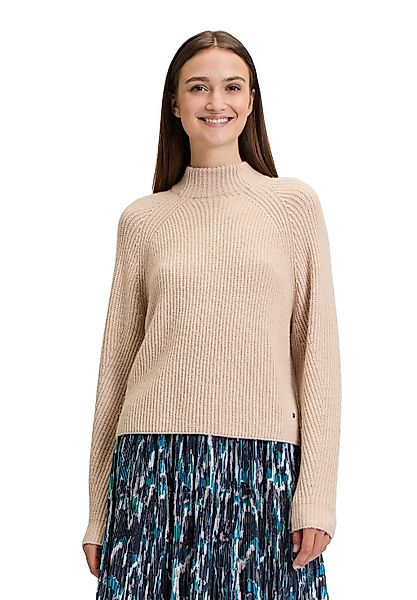 Betty&Co Strickpullover "Betty & Co Damen Grobstrick-Pullover mit hohem Kra günstig online kaufen