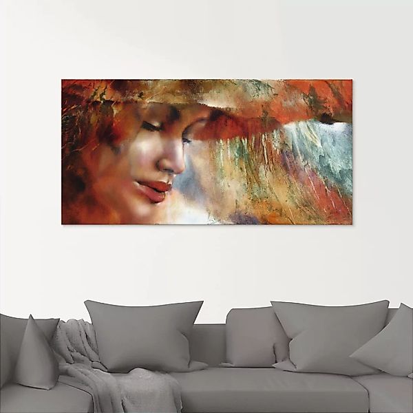 Artland Glasbild "Ricarda", Frau, (1 St.) günstig online kaufen