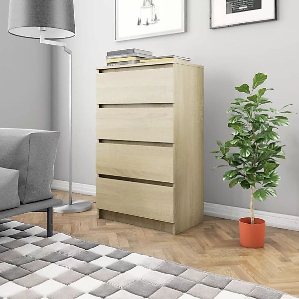 Sideboard Sonoma-eiche 60×35×98,5 Cm Spanplatte günstig online kaufen