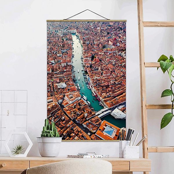 Stoffbild mit Posterleisten Canal Grande in Venedig günstig online kaufen