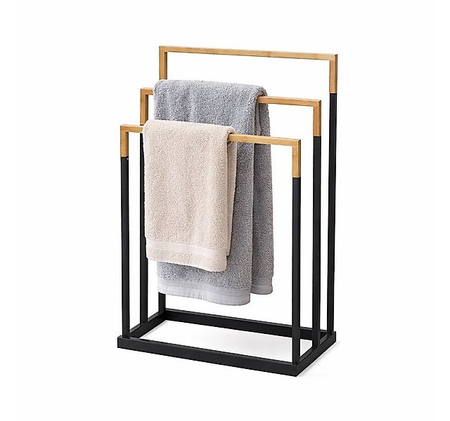 HTI-Living Handtuchhalter Handtuchtrockner mit 3 Stangen Modern in Schwarz, günstig online kaufen