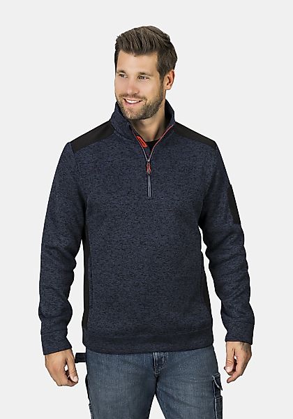 HERO by John Medoox Sweatjacke "KIAN Knitted Workwear Arbeits-Fleece-Strick günstig online kaufen