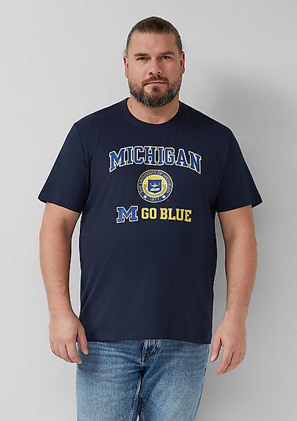 s.Oliver Kurzarmshirt T-Shirt T-Shirt mit College-Artwork günstig online kaufen