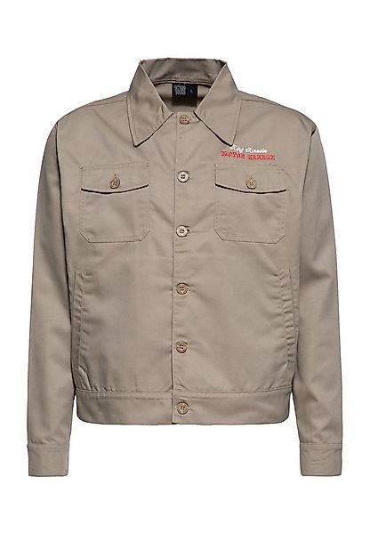 KingKerosin Funktionsjacke Motor Garage mit Rückenstickerei günstig online kaufen