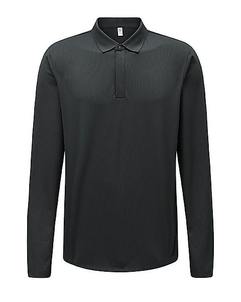 Allthemen Langarm-Poloshirt Langarm-Poloshirt mit Polokragen Herren Busines günstig online kaufen