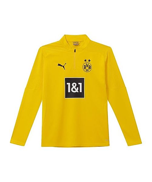 PUMA Sweatshirt PUMA BVB 1/4 Training Sweatshirt mit Sponsor Polyester günstig online kaufen