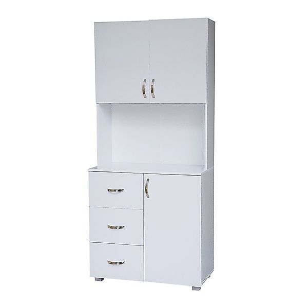 HTI-Living Hochschrank Küchenschrank Weiß Blanca (Stück, günstig online kaufen
