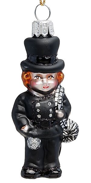 SIKORA Weihnachtsbaumkugel Schornsteinfeger besondere Weihnachtskugel Glas günstig online kaufen