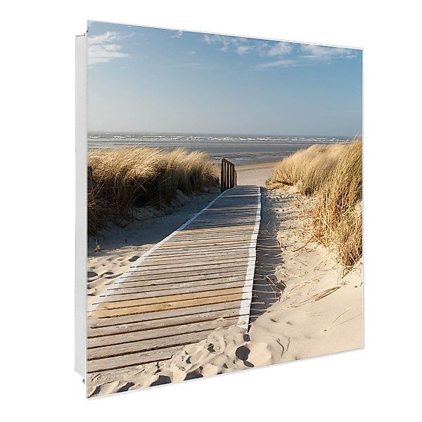banjado Schlüsselkasten Glas Dünen (Stahl Gehäuse, günstig online kaufen